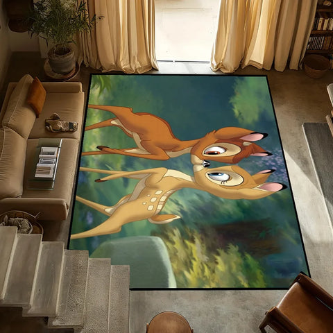 Navak Carpet Door bambi Disney Mat Anti-Slip Kitchen Bedroom Handmade Tufted Rug Carpet Living Room Daily Picks Entrance Decoration