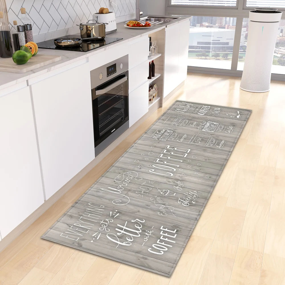 Navak Teppich Küche Bodenmatte Flur Eingang Fußmatte Home Wohnzimmer Kinder Schlafzimmer Dekoration Langer Teppich Badezimmertür Anti-Rutsch Fußteppich