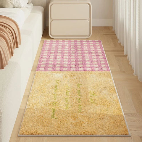 Navak Carpet Exklusiver Picksins Frischer Kaschmir-Imitat-Teppich, Isolierung, pflegeleicht, Schlafzimmer, Bettdecke, Garderobenteppich, Badezimmer-Fußmatte, Heimdekoration