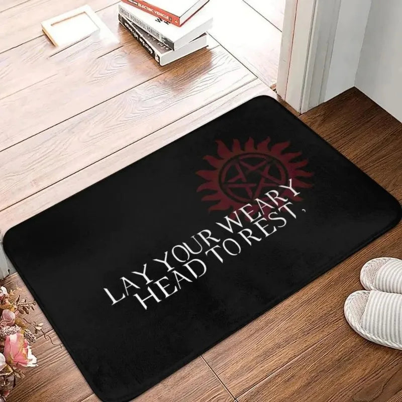 Navak Teppich Supernatural Boden Tür Bad Küche Matte Anti-Rutsch Outdoor TV Wincherter Bros Fußmatte Garten Eingang Teppich Teppich Footpad