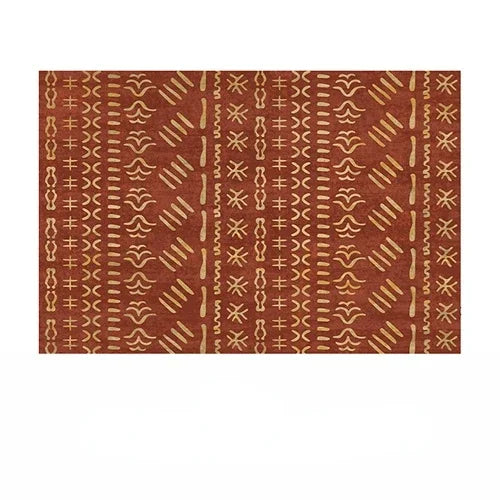 Navak Teppich KristallsamtteppichBohemian Muster Dekorativer Wohnzimmerteppich Tribal Style Marokkanischer Luxus Persischer Schlafzimmerteppich Geometrisch A