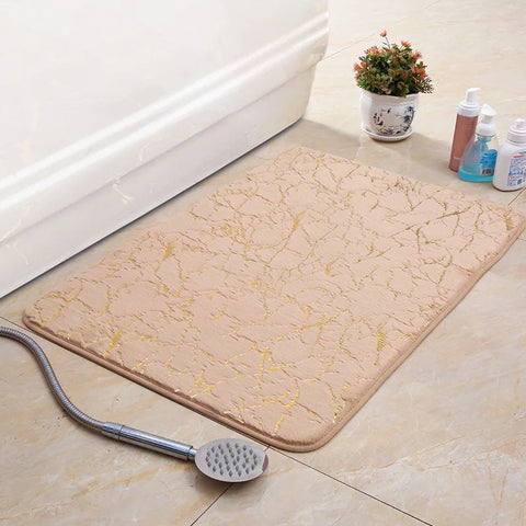 Navak Teppich-Badematte, moderner Wohnzimmerbereich, kleiner Teppich, waschbar, Schlafzimmer-Fußmatte, Badezimmer, rechteckig, rutschfest, Toilettenboden, Kunstmatte
