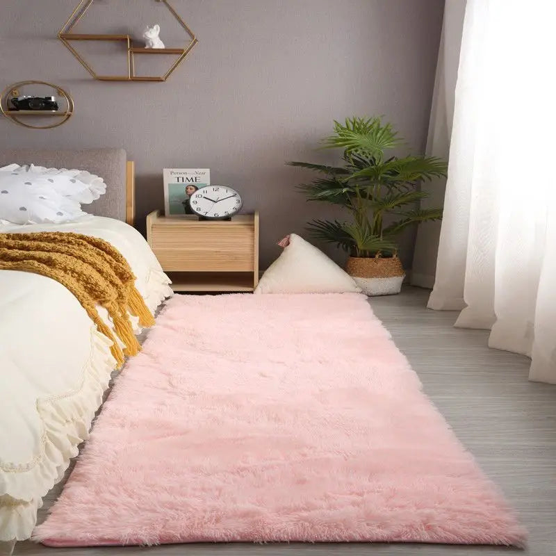 Navak Teppich Rosa Schlafzimmer Teppich Für Kinderzimmer Niedliche Mädchen Boden Weiche Matte Wohnzimmer Dekoration Weiß Flauschige Große Kinder Nachttisch Teppiche