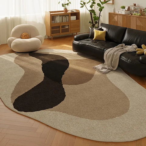 Navak Carpet Exclusive Picks Nordic Line Kunstwollteppich – skandinavischer minimalistischer Teppich für Sofa, Schlafzimmer und Nachttisch, langlebige rutschfeste Matte, Heimdekoration