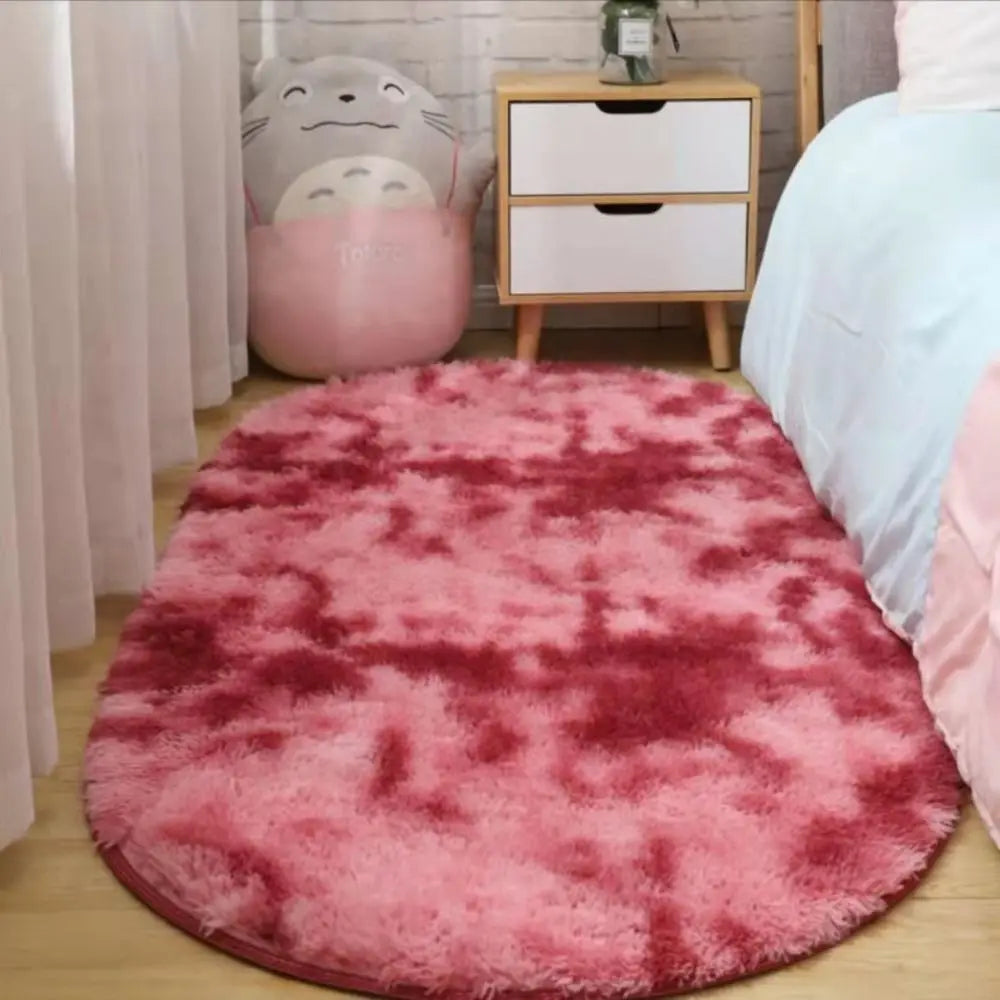 Navak Carpet Batik-Teppich, neuer, rutschfester Woll-Imitat, Langhaar-Teppich, Bodenschutz, Schlafzimmermatten, Kunstpelz, Schaffell, weiche Teppiche