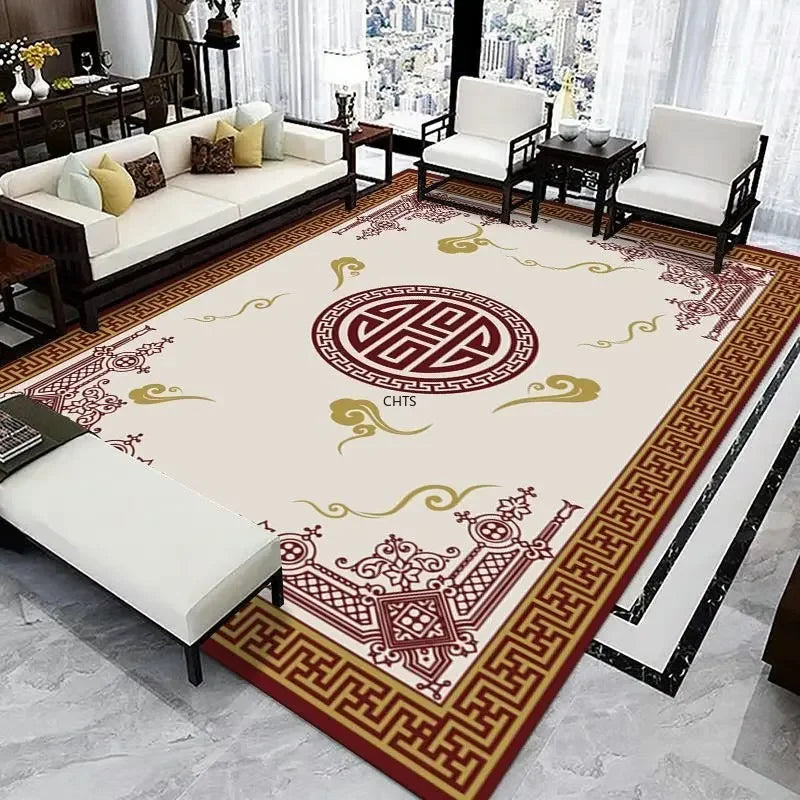 Navak Teppich, neue Dekoration im chinesischen Stil, Heimteppiche für Wohnzimmer, großer Schlafzimmerteppich, Esszimmerdekor, Couchtische, Matte, maschinenwaschbar