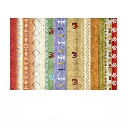 Navak Teppich KristallsamtteppichBohemian Muster Dekorativer Wohnzimmerteppich Tribal Style Marokkanischer Luxus Persischer Schlafzimmerteppich Geometrisch A