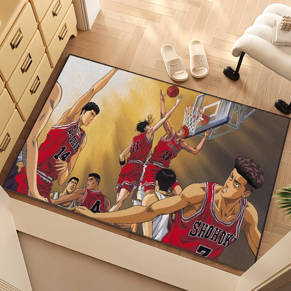 Navak Teppich kleiner Dunk Teppich Anti-Rutsch Küche Schlafzimmer Handgemacht Anime Tufted Teppich Teppich Slam Wohnzimmer Eingang Dekoration