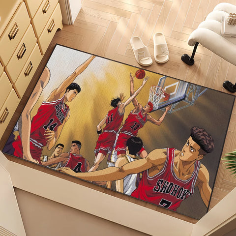 Navak Teppich kleiner Dunk Teppich Anti-Rutsch Küche Schlafzimmer Handgemacht Anime Tufted Teppich Teppich Slam Wohnzimmer Eingang Dekoration