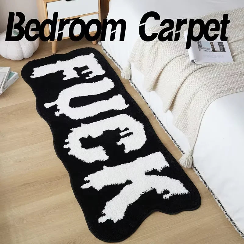 Navak Carpet Exclusive Picks Modischer Alphabet-Läuferteppich, isolierte und warme Heimdekoration, Nachttischvorleger für Schlafzimmer, Flur und Flur