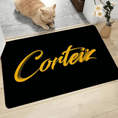 Navak Carpet Devil's Island English Floor Bathroom Mat Kids Room Bedroom Decoration Balcony Anti-Slip Doormat Living Room Bedside Area Rugs