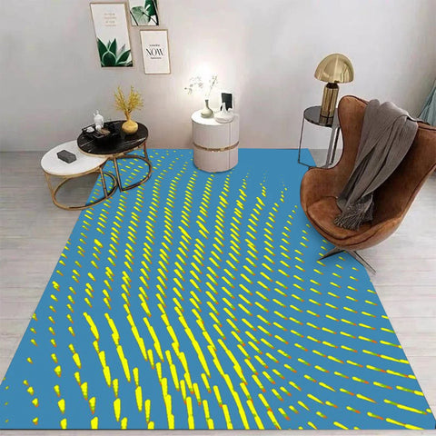Navak Carpet Daily Picks Einfacher Teppich Cartoon Wohnzimmer Schlafzimmer Küche Sofa Tisch Balkon Teppich Rutschfeste waschbare Matte Exquisite Heimornamente