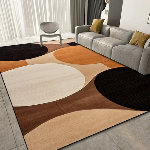 Navak Teppich Luxuriöse geometrische Teppiche für Wohnzimmerdekoration Sofa Große Fläche Heimteppiche für Schlafzimmer Weiche rutschfeste Matte für Kinder Коврик