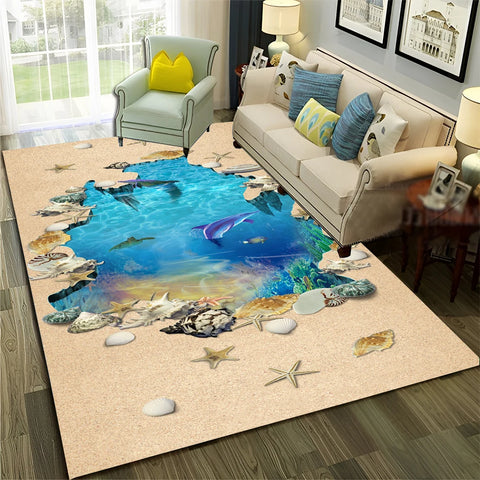 Navak Teppich, 3D-Illusion, Vision, Halluzination, HD-Teppich für Zuhause, Wohnzimmer, Schlafzimmer, Sofa, Fußmatte, Dekor, Kinderbereich, Teppich, rutschfeste Bodenmatte