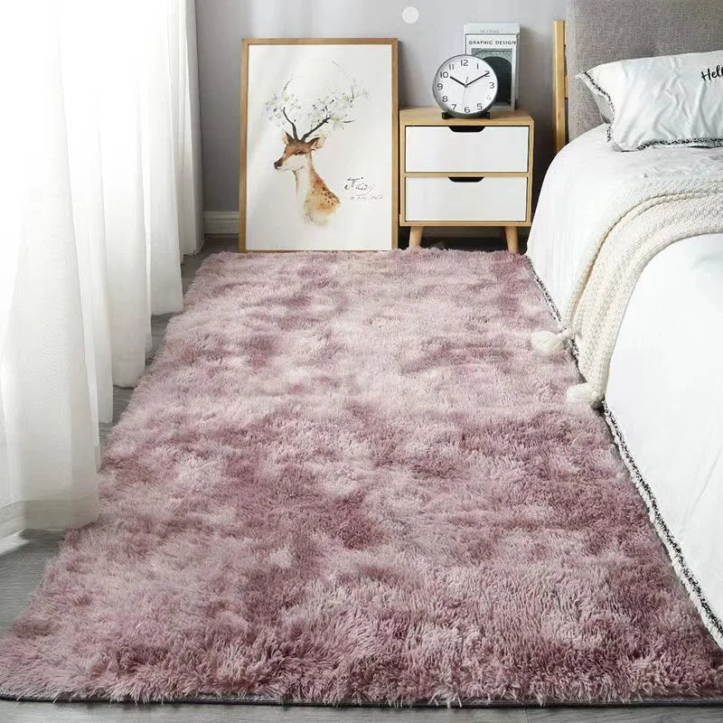 Navak Carpet Exclusive Picks Flauschiger Shaggy-Schlafzimmerbereich aus Seide und Wolle, rutschfeste Shaggy-Teppiche, maschinenwaschbar, weich, Shaggy-Teppiche, moderne, weiche Plüschteppiche