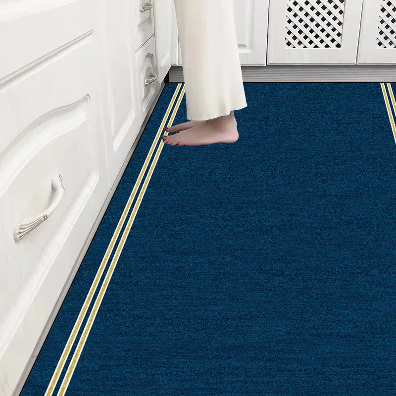 Navak Teppich Moderner geometrischer Flurteppich Küchendekor Rutschfeste Läuferteppiche Badezimmer Durchgangs-Eingangstürmatte Hotellobby Lange Teppiche