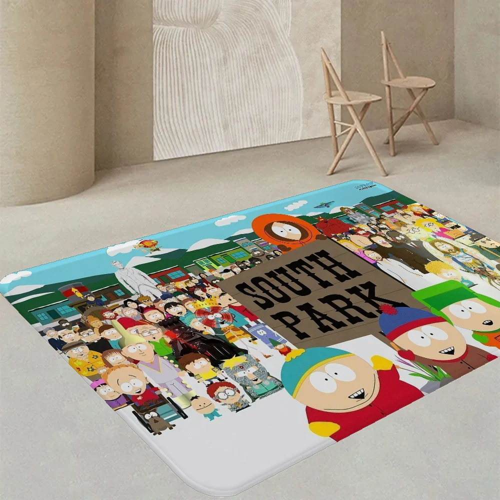 Navak Carpet Amine S-South Cartoon P-Park Fußmatte, waschbar, rutschfest, für Wohnzimmer, Sofa, Stühle, Fußmatte, Küchenfußmatte, Teppich