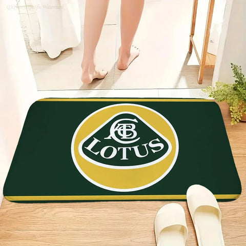 Navak Teppich, 1 Stück, Lotus Caterhams Racing Team, Auto-Bodenmatte, Bodenmatte, rutschfest, für Küche, Schlafzimmer, handgefertigt, getufteter Teppich, Teppich, Wohnzimmer
