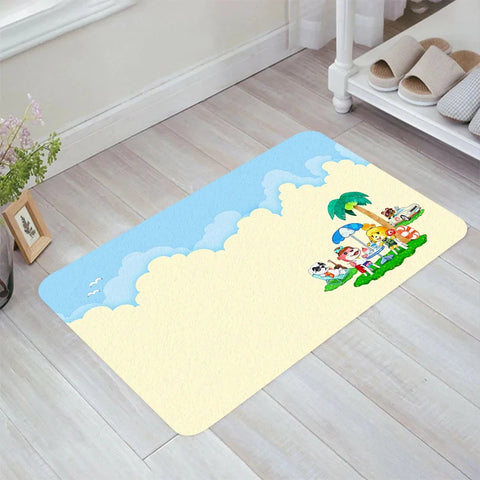Navak Teppich Animal C-Crossing Game Bodenmatte Home Teppich Eingang des Hauses Zimmer Teppiche Teppiche Balkon Küche Teppich Fuß Fußmatte Türmatten Bad