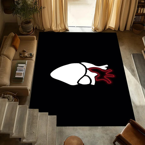 Navak Carpet Door Mat q-Qlf Anti-Slip Kitchen Bedroom Handmade p-PNL Tufted Rug Carpet singer Living Rapper Room Entrance Decoration