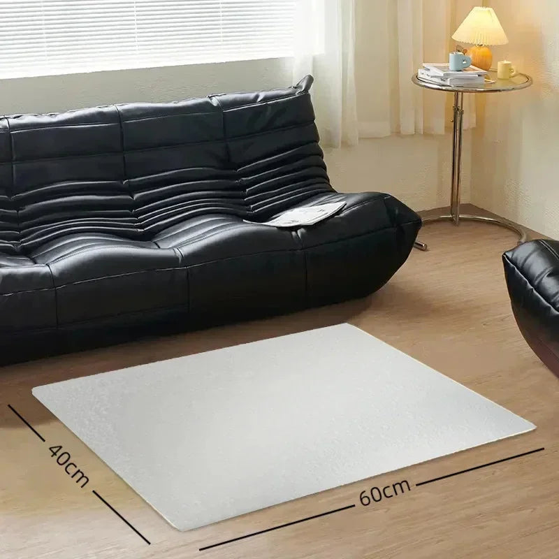 Navak Carpet Retro-Luxus-Teppiche für Schlafzimmer, dicker Plüsch-Nachttischvorleger, große Fläche, Wohnzimmerdekoration, Schachbrett-Teppich, Zuhause, flauschige, weiche Matte