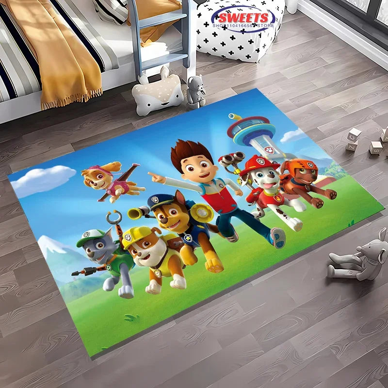 Navak Carpet 3D Neuankömmling Niedlicher Hunde-Cartoon-Teppich, Teppich für Wohnzimmer, Kinderzimmer, Schlafzimmer, Sofa, Küche, Fußmatte, Dekor, rutschfeste Bodenmatte für Kinder