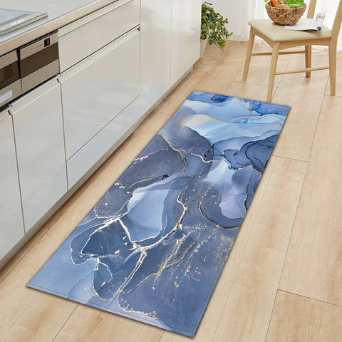 Navak Teppich Küche Bad Fußmatte Zuhause Wohnzimmer Balkon Schlafzimmer Nachttisch Bodendekor Langer Teppich Haus Flur Eingangstür Anti-Rutsch-Teppich