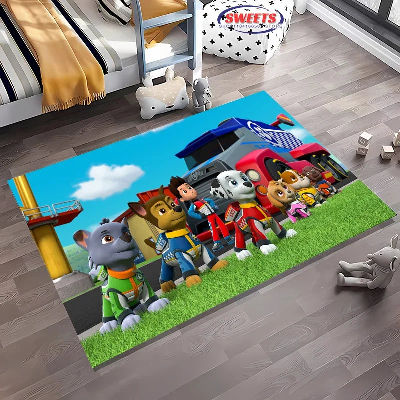 Navak Carpet 3D Neuankömmling Niedlicher Hunde-Cartoon-Teppich, Teppich für Wohnzimmer, Kinderzimmer, Schlafzimmer, Sofa, Küche, Fußmatte, Dekor, rutschfeste Bodenmatte für Kinder