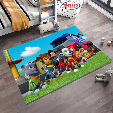 Navak Carpet 3D Neuankömmling Niedlicher Hunde-Cartoon-Teppich, Teppich für Wohnzimmer, Kinderzimmer, Schlafzimmer, Sofa, Küche, Fußmatte, Dekor, rutschfeste Bodenmatte für Kinder
