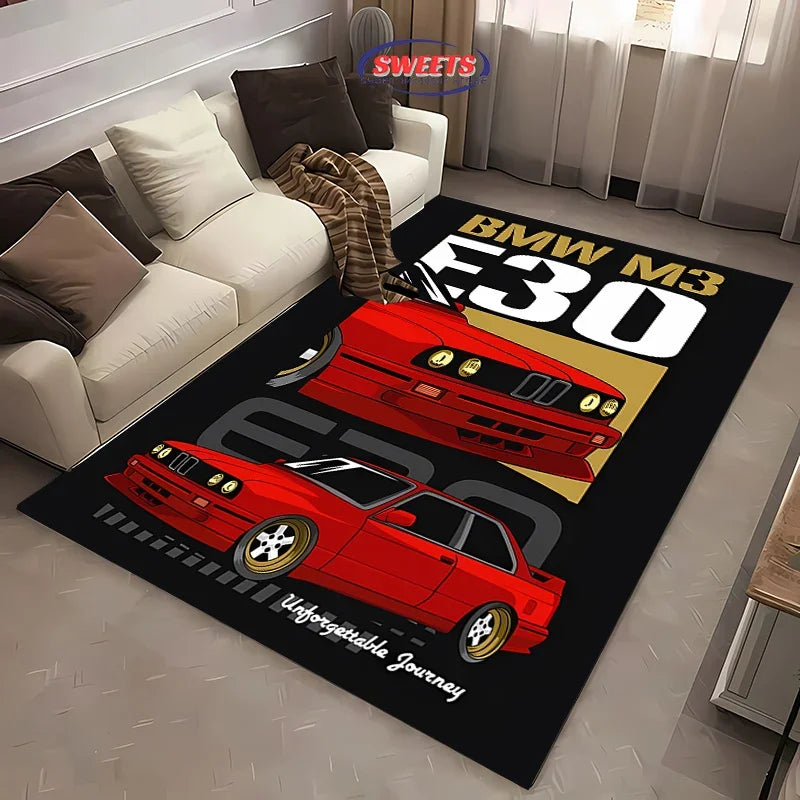 Navak Carpet New Arrive Car E-E30 Carpet for Living Room Bedroom Hallway Long Strip Anti-slip Soft Rug, Sofa Doormat Home Decor Durable Mat