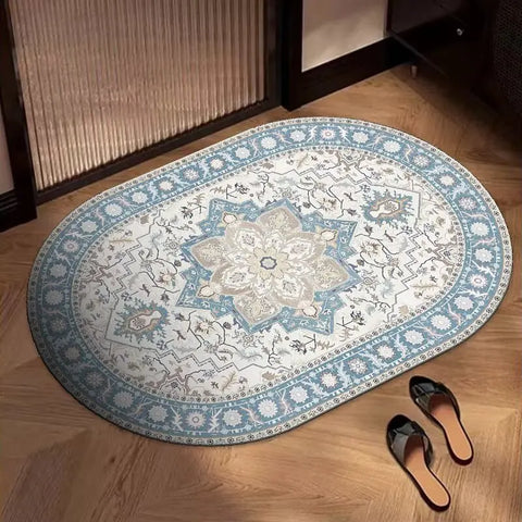 Navak Carpet Exclusive Picks Bohemian Oval Teppich Küche Badezimmer Fußmatte Eingangstürmatte Quadratisch Wohnzimmer Schlafzimmer Bereich Teppich Home Decor