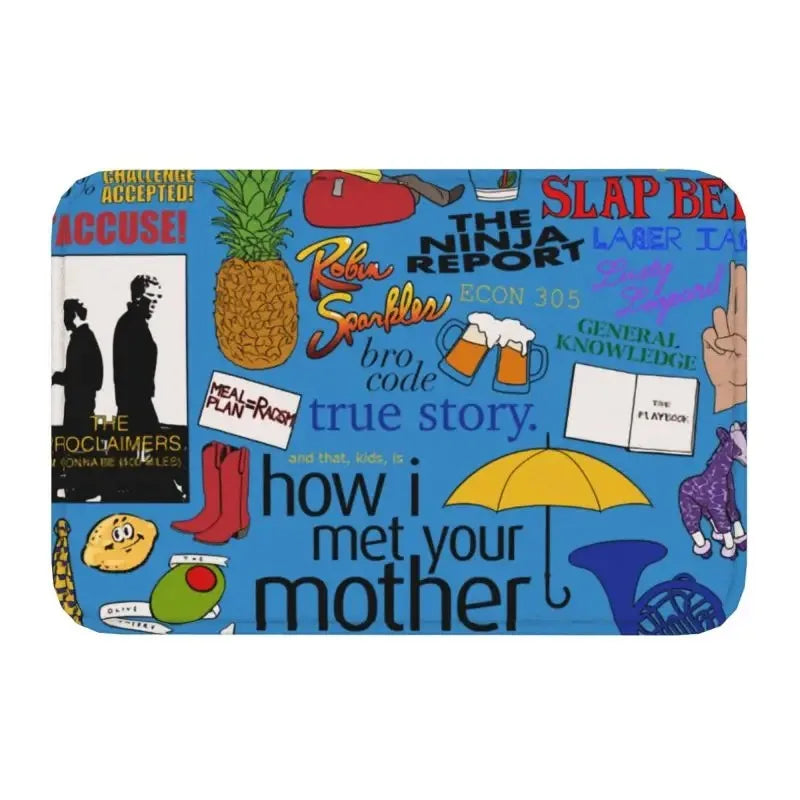 Navak Carpet Daily Picks Intervention How I Met Your Mother Eingangsmatte für den Vorderboden, Tür, Außenbereich, TV-Show, Bad, Küche, Fußmatte, WC-Teppich
