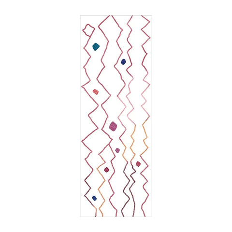 Navak Teppichläufer Teppich für Schlafzimmer Nachttisch-Fußmatten Langer Korridorteppich Flurteppiche Faltbare maschinenwaschbare Matte 카펫 Tapis De Chambre