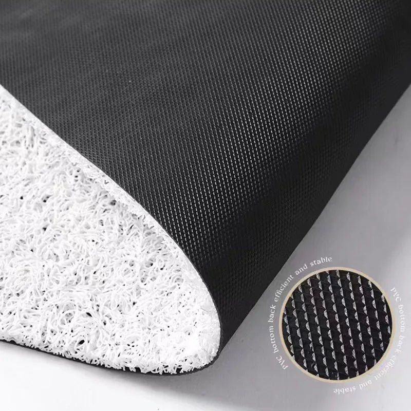 Navak Carpet Fußmatten mit niedlichen Bären, Willkommens-Fußmatte, rutschfestes PVC für Eingangsbereich, Veranda, Flur, Eingangsbereich, Heimdekoration, Staubentfernungsteppich