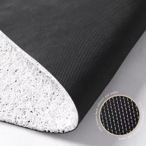 Navak Carpet Fußmatten mit niedlichen Bären, Willkommens-Fußmatte, rutschfestes PVC für Eingangsbereich, Veranda, Flur, Eingangsbereich, Heimdekoration, Staubentfernungsteppich