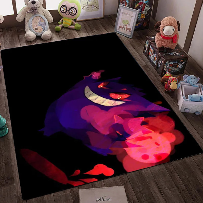 Navak Carpet Daily Picks Cartoon Anime Pokemon Teppich Bodenmatte Gengar Lucario Wohnzimmer Badezimmer Nachttisch Teppich Home Decor