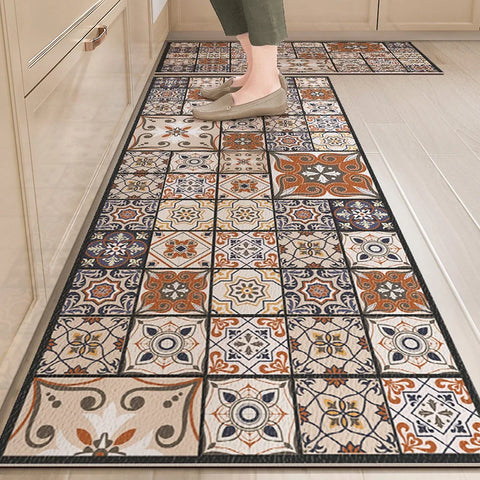 Navak Teppich, Teppich für Küche, Bodenmatte, wasserdicht, ölbeständig, Leder, rutschfest, Teppiche, Heimdekoration, Alfombra Vinilicas Cocina