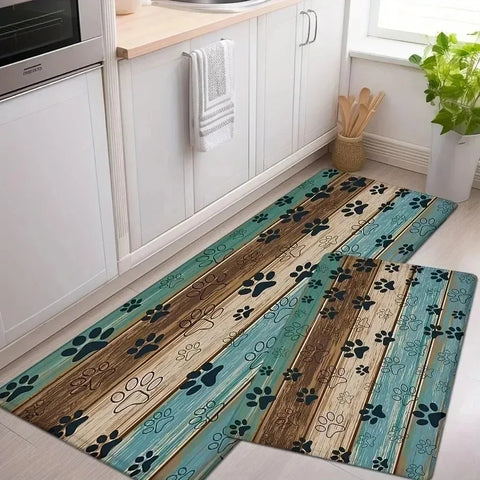 Navak Carpet 1PC Küchenteppich mit Charaktermuster, rutschfeste Fußmatten für Zuhause, Pop-Design, Badezimmerteppiche, Badematte, Teppich für Waschbecken, Wäschedekor