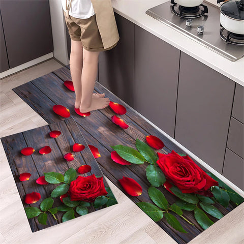 Navak Teppich Küchenmatte Teppich für Boden Hauseingang Fußmatte Schlafzimmer Wohnzimmer Dekor Nachttisch Teppich Flur Balkon Badezimmer Anti-Rutsch-Matte