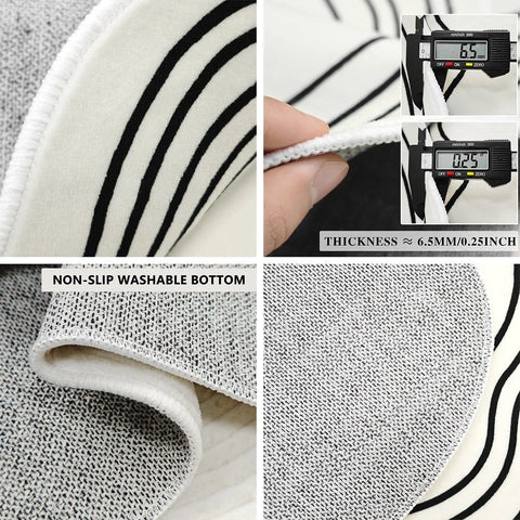 Navak Teppichläufer für Flurteppiche, rutschfeste Fußmatten, weiche, maschinenwaschbare Teppiche, geometrische Bohemian-Korridor-Heimdekor-Teppiche