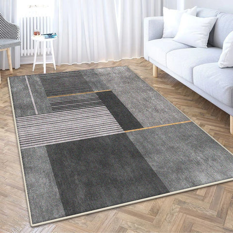 Navak Carpet Modern Geometric CARPET FOR LIVING ROOM Light Luxury Decoration Bedroom Easy Clean Rug 200x300 Large Area Lounge Antiskid Mats