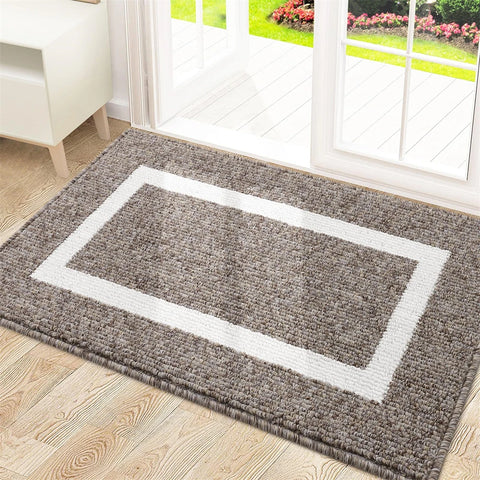 Navak Carpet Olanly Fußmatte, schmutzabweisend, für den Eingang, Fußmatte für den Außenbereich, weicher Küchenteppich, rutschfester Bodenteppich, saugfähig, Haus, Willkommens-Fußmatte