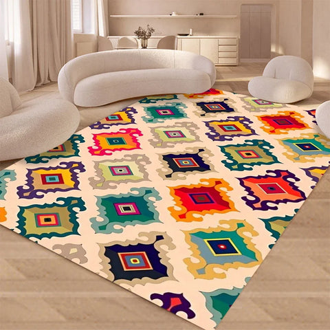Navak Carpet Daily Picks Disney Wohnzimmerteppich im persischen Stil, Kunst-Teezimmerteppiche, weicher, waschbarer Balkonteppich, luxuriöse Retro-Nachttischteppiche, Tapis