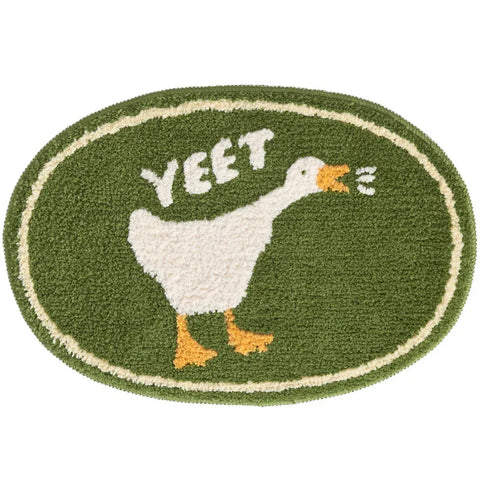 Navak Carpet Cute Duck Bathroom Rug Funny Soft Bathtub Carpet Area Rugs Kitchen Rug Floor Mats Doormat Chic Home Room Decor