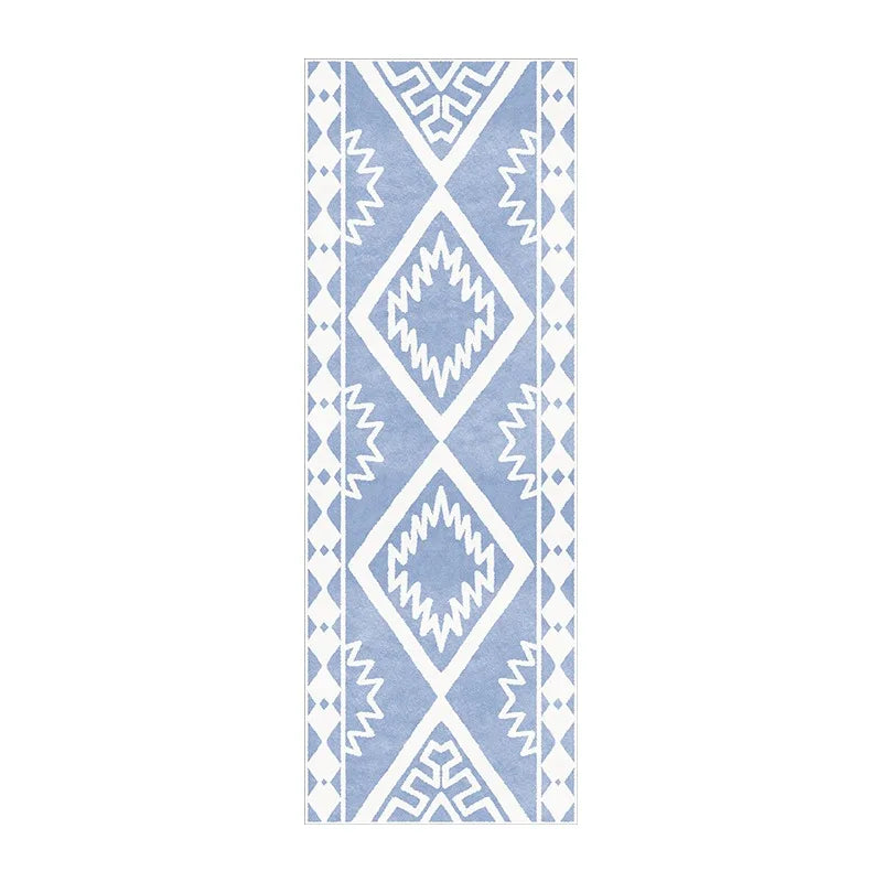 Navak Teppichläufer Teppich für Schlafzimmer Nachttisch-Fußmatten Langer Korridorteppich Flurteppiche Faltbare maschinenwaschbare Matte 카펫 Tapis De Chambre