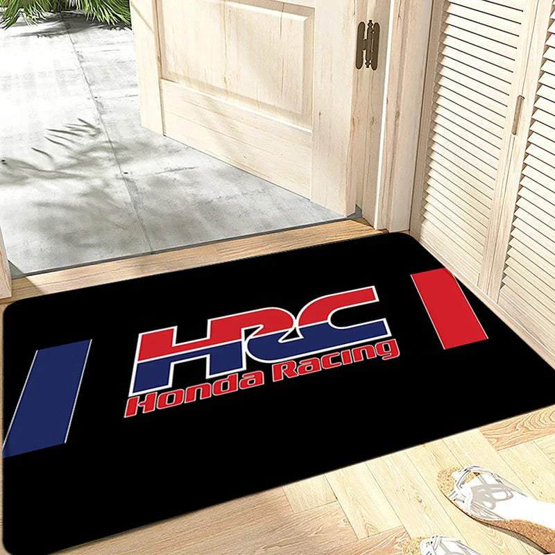 Navak Carpet Floor Mat Entrance Doormat Balcony Rugs Living Room Carpet HONDAs Racing Motorcycle Foot Mats Bath Rug Non-slip House Decoration