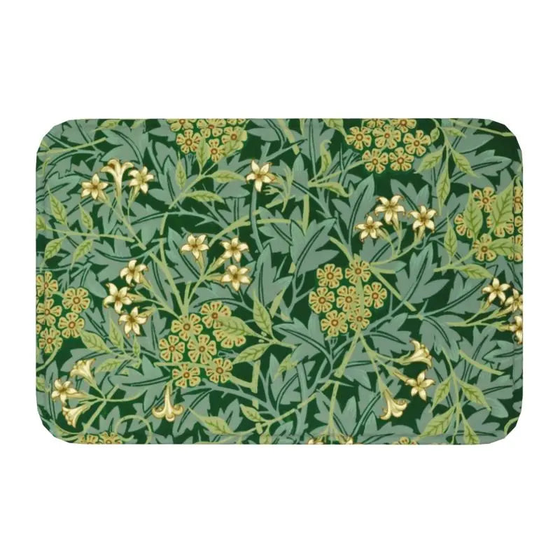 Navak Teppich Custom William Morris Compton Floral Jugendstil Muster Fußmatte Bad Tür Bodenmatte Textil Muster Toilette Teppich Teppich Footpad