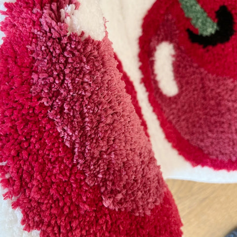 Navak Carpet Pink Cherry Super Soft Handmade Tufting Rug Kid Room Decoration Salon Thick Pile Rug Irregular Carpet For Living Room Home Decor
