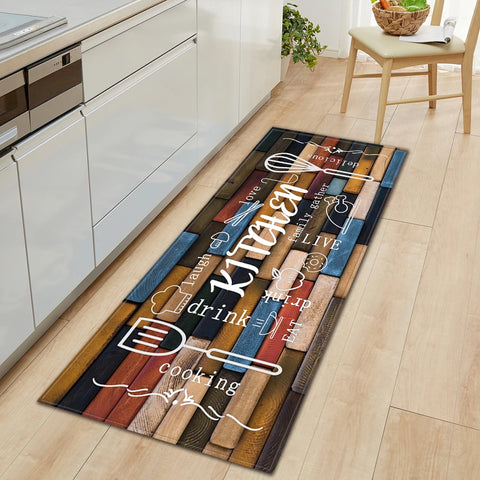 Navak Teppich Küchenmatte Eingangsbereich Fußmatte Zuhause Wohnzimmer Flur Dekoration Teppich Haus Balkon Bad Tür Schlafzimmer Boden Rutschfester Fußteppich