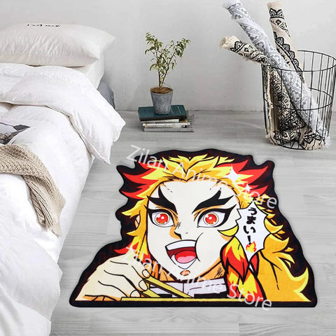 Navak-Teppich, Teppich, Anime-Dämonentöter, Nezuko Kokushibou, Tanjirou Kanroji, Kochou, Gokudera Makoto, kreativer bedruckter Teppich für die Inneneinrichtung